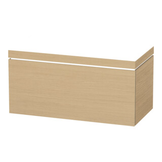 Duravit Waschtischunterschrank c-bonded L-Cube 100x48cm, o. HL, Eiche natur, 1 Auszug