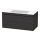 Duravit Waschtischunterschrank c-bonded L-Cube 100x48cm, o HL, gra m, 2 Schub., wandhängend-1