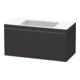 Duravit Waschtischunterschrank c-bonded L-Cube 100x48cm, o HL, gra matt, 1 Ausz., wandhängend-1