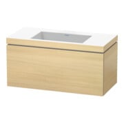 Duravit Waschtischunterschrank c-bonded L-Cube 100x48cm, o HL, med. Ei, 1 Ausz., wandhängend