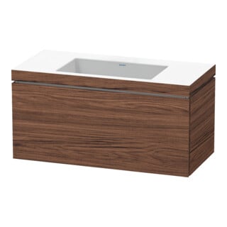 Duravit Waschtischunterschrank c-bonded L-Cube 100x48cm, o HL, N dkl., 1 Ausz., wandhängend