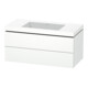 Duravit Waschtischunterschrank c-bonded L-Cube 100x48cm, o HL, w matt, 2 Schub., wandhängend-1