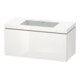 Duravit Waschtischunterschrank c-bonded L-Cube 100x48cm, o HL, we. hgl, 1 Ausz., wandhängend-1