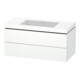 Duravit Waschtischunterschrank c-bonded L-Cube 100x48cm, o HL, we. ma, 2 Schub., wandhängend-1