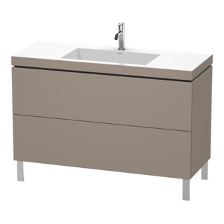 Duravit Waschtischunterschrank c-bonded L-Cube 120x48cm, 1 HL, bas. ma, 2 Ausz., steh.