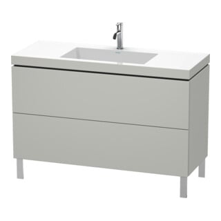 Duravit Waschtischunterschrank c-bonded L-Cube 120x48cm, 1 HL, bg ma, 2 Ausz., steh.