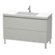 Duravit Waschtischunterschrank c-bonded L-Cube 120x48cm, 1 HL, bg ma, 2 Ausz., steh.-1