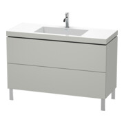 Duravit Waschtischunterschrank c-bonded L-Cube 120x48cm, 1 HL, bg ma, 2 Ausz., steh.