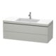Duravit Waschtischunterschrank c-bonded L-Cube 120x48cm, 1 HL, bg ma, 2 Schub., wandhängend-1
