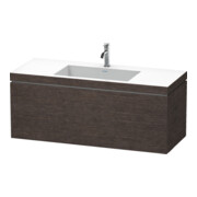 Duravit Waschtischunterschrank c-bonded L-Cube 120x48cm, 1 HL, E d geb., 1 Ausz., wandhängend