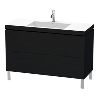 Duravit Waschtischunterschrank c-bonded L-Cube 120x48cm, 1 HL, E s, 2 Ausz., bodensteh.