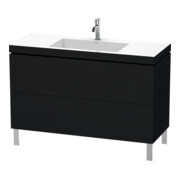Duravit Waschtischunterschrank c-bonded L-Cube 120x48cm, 1 HL, E s, 2 Ausz., bodensteh.-1