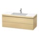 Duravit Waschtischunterschrank c-bonded L-Cube 120x48cm, 1 HL, med. Ei, 2 Schub., wandhängend-1