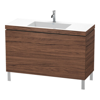 Duravit Waschtischunterschrank c-bonded L-Cube 120x48cm, 1 HL, N dkl., 2 Ausz., steh.