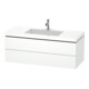 Duravit Waschtischunterschrank c-bonded L-Cube 120x48cm, 1 HL, w matt, 2 Schub., wandhängend-1