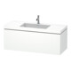 Duravit Waschtischunterschrank c-bonded L-Cube 120x48cm, 1 HL, we. ma, 1 Ausz., wandhängend-1