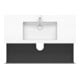 Duravit Waschtischunterschrank c-bonded L-Cube 120x48cm, 1 HL, we. ma, 2 Schub., wandhängend-2