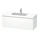 Duravit Waschtischunterschrank c-bonded L-Cube 120x48cm, 1 HL, we. matt, 1 Ausz., wandhängend-1