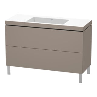 Duravit Waschtischunterschrank c-bonded L-Cube 120x48cm, o HL, bas. ma, 2 Ausz., steh.