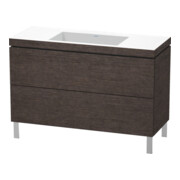 Duravit Waschtischunterschrank c-bonded L-Cube 120x48cm, o HL, E d geb., 2 Ausz., steh.