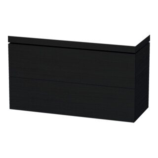 Duravit Waschtischunterschrank c-bonded L-Cube 120x48cm, o HL, E s, 2 Ausz., bodensteh.