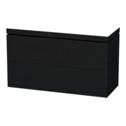 Duravit Waschtischunterschrank c-bonded L-Cube 120x48cm, o HL, E s, 2 Ausz., bodensteh.