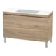 Duravit Waschtischunterschrank c-bonded L-Cube 120x48cm, o HL, Ei marm., 2 Ausz., steh.-1