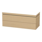 Duravit Waschtischunterschrank c-bonded L-Cube 120x48cm, o. HL, Ei natur, 2 Schubkästen-1