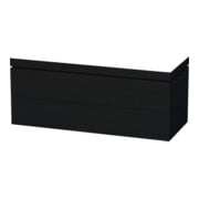 Duravit Waschtischunterschrank c-bonded L-Cube 120x48cm, o. HL, Ei sw, 2 Schubkästen