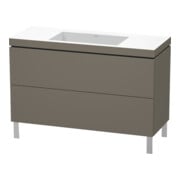 Duravit Waschtischunterschrank c-bonded L-Cube 120x48cm, o HL, f G m, 2 Ausz., steh.