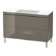 Duravit Waschtischunterschrank c-bonded L-Cube 120x48cm, o HL, f Gr hgl, 2 Ausz., steh.-1