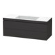 Duravit Waschtischunterschrank c-bonded L-Cube 120x48cm, o HL, gra m, 2 Schub., wandhängend-1