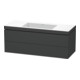 Duravit Waschtischunterschrank c-bonded L-Cube 120x48cm, o HL, gra ma, 2 Schub., wandhängend-1