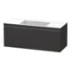 Duravit Waschtischunterschrank c-bonded L-Cube 120x48cm, o HL, gra matt, 1 Ausz., wandhängend-1