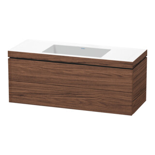 Duravit Waschtischunterschrank c-bonded L-Cube 120x48cm, o HL, N dkl., 2 Schub., wandhängend