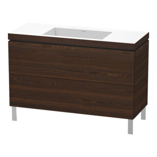 Duravit Waschtischunterschrank c-bonded L-Cube 120x48cm, o HL, N geb., 2 Ausz., steh.