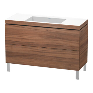 Duravit Waschtischunterschrank c-bonded L-Cube 120x48cm, o HL, N Nat, 2 Ausz., steh.