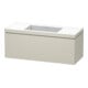 Duravit Waschtischunterschrank c-bonded L-Cube 120x48cm, o HL, Tau matt, 1 Ausz., wandhängend-1