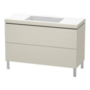 Duravit Waschtischunterschrank c-bonded L-Cube 120x48cm, o HL, Tau matt, 2 Ausz., steh.-1
