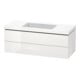 Duravit Waschtischunterschrank c-bonded L-Cube 120x48cm, o HL, we. hgl, 2 Schub., wandhängend-1