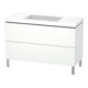 Duravit Waschtischunterschrank c-bonded L-Cube 120x48cm, o HL, we. ma, 2 Ausz., steh.-1