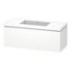 Duravit Waschtischunterschrank c-bonded L-Cube 120x48cm, o HL, we. matt, 1 Ausz., wandhängend-1