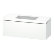 Duravit Waschtischunterschrank c-bonded L-Cube 120x48cm, o HL, we. matt, 1 Ausz., wandhängend