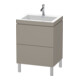 Duravit Waschtischunterschrank c-bonded L-Cube 60 x48cm, 1 HL, bas. ma, 2 Ausz., steh.-1