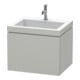 Duravit Waschtischunterschrank c-bonded L-Cube 60 x48cm, 1 HL, bg ma, 1 Ausz., wandhängend-1