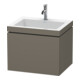 Duravit Waschtischunterschrank c-bonded L-Cube 60 x48cm, 1 HL, f G m, 1 Ausz., wandhängend-1