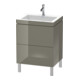 Duravit Waschtischunterschrank c-bonded L-Cube 60 x48cm, 1 HL, f Gr hgl, 2 Ausz., steh.-1