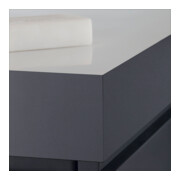 Duravit Waschtischunterschrank c-bonded L-Cube 60 x48cm, 1 HL, gra ma, 2 Schub., wandhängend-2
