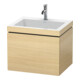 Duravit Waschtischunterschrank c-bonded L-Cube 60 x48cm, 1 HL, med. Ei, 1 Ausz., wandhängend-1
