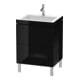 Duravit Waschtischunterschrank c-bonded L-Cube 60 x48cm, 1 HL, sw hgl, 2 Ausz., steh.-1